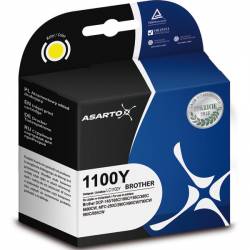 Atrament alternatywny Asarto Brother LC980Y/LC1100Y YEL 10,6ml 849str