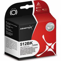 Atrament alternatywny Asarto Canon PG-512 BLA 15,0ml 400str
