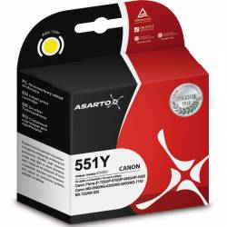 Atrament alternatywny Asarto Canon CLI-551Y YEL 12,0ml 710str