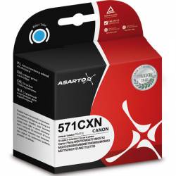 Atrament alternatywny Asarto Canon CLI-571C XL CYA 11,8ml 680str