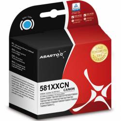 Atrament alternatywny Asarto Canon CLI-581C XXL CYA 820str
