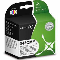 Atrament alternatywny Asarto HP 343 C8766EE CMY 18,0ml 568str