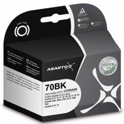 Atrament alternatywny Asarto Lexmark 70 12AX970E BLA 19,0ml 600str