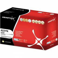 Toner alternatywny Asarto Brother TN-423Y YEL 4,0K