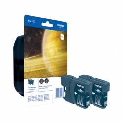 Atrament oryginalny Brother LC1100BKBP2 BLA 2x 450str
