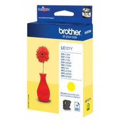 Atrament oryginalny Brother LC121Y YEL 300str
