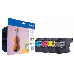 Atrament oryginalny Brother LC127XLVALBP BLA/CYA/MAG/YEL 1200str