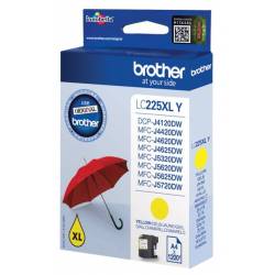 Atrament oryginalny Brother LC225XLY YEL 1200str