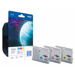 Atrament oryginalny Brother LC970RBWBP CYA/MAG/YEL 300str