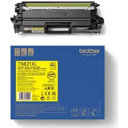 Toner oryginalny Brother TN821XLY YEL 9,0K