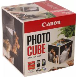 Tusz oryginalny Canon PG-540/CL-541 PG540/CL541 5225B016 BLA 8,0ml 180str, CMY 8,0ml 180str + papier fotograficzny