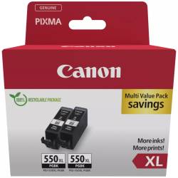 Tusz oryginalny Canon PGI-550PGBK XL 6431B010 BLA 2x 22,0ml 500str