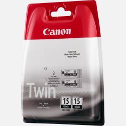 Atrament oryginalny Canon BCI-15BK 8190A002 BLA 2x 5,3ml 121str