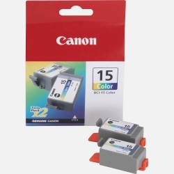 Atrament oryginalny Canon BCI-15C 8191A002 CMY 2x 7,5ml 349str