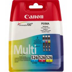 Atrament oryginalny Canon CLI-526CMY 4541B009 CYA/MAG/YEL 9,0ml