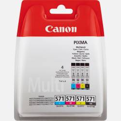 Atrament oryginalny Canon CLI-571C/M/Y/BK 0386C005 BLA/CYA/MAG/YEL 7,0ml