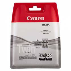 Atrament oryginalny Canon PGI-520BK 2932B012 BLA 2x 19,0ml 341str