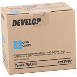 Toner oryginalny Develop TNP50C A0X54D7 CYA 5,0K