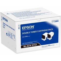 Toner oryginalny Epson 0751 BLA 2x 7,3K