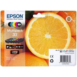 Atrament oryginalny Epson 33 T3337 BLA 6,4ml 250str, CYA/MAG/YEL 4,5ml 300str, PBLA 4,5ml 200str