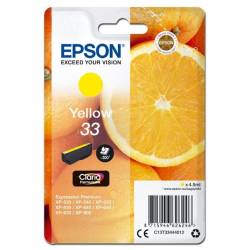 Atrament oryginalny Epson 33 T3344 YEL 4,5ml 300str