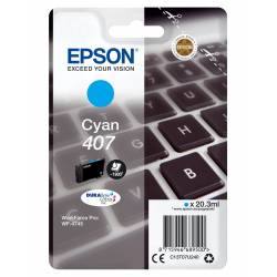 Atrament oryginalny Epson 407 T07U2 CYA 20,3ml 1,9K