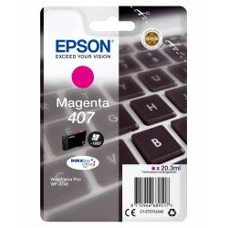 Atrament oryginalny Epson 407 T07U3 MAG 20,3ml 1,9K