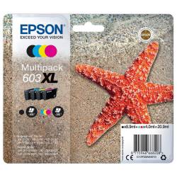Atrament oryginalny Epson 603XL T03A6 BLA 8,9ml 500str, CYA/MAG/YEL 4,0ml 350str