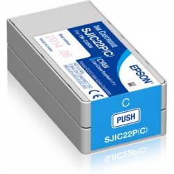 Atrament oryginalny Epson SJIC22P(C) CYA 32,5ml