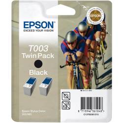 Atrament oryginalny Epson T003 BLA 2x 34,0ml 840str