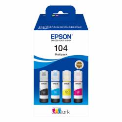 Atrament oryginalny Epson 104 T00P6 BLA/CYA/MAG/YEL 4500str