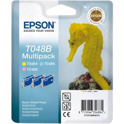 Atrament oryginalny Epson T048B YEL/LCYA/LMAG 13,0ml 430str