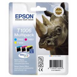 Atrament oryginalny Epson T1006 CYA/MAG/YEL 11,1ml 915str