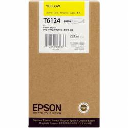 Atrament oryginalny Epson T6124 YEL 220,0ml