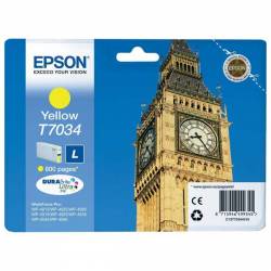 Atrament oryginalny Epson T7034 YEL 800str