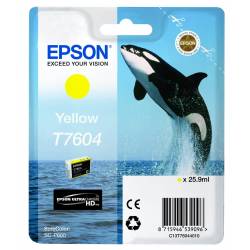 Atrament oryginalny Epson T7604 YEL 25,9ml