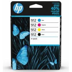 Atrament oryginalny HP 912 6ZC74AE BLA 8,3ml 300str, CYA/MAG/YEL 2,9ml 315str