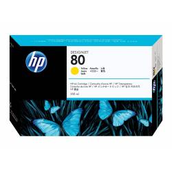 Atrament oryginalny HP 80 C4848A YEL 350,0ml