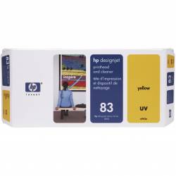 Atrament/Głowica oryginalna HP 83 C4963A YEL UV 13,0ml
