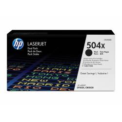 Toner oryginalny HP 504X CE250XD BLA 2x 10,5K