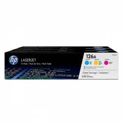 Toner oryginalny HP 126A CF341A CYA/MAG/YEL 1,0K
