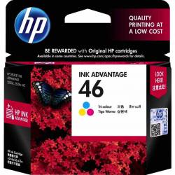 Atrament oryginalny HP 46 CZ638AE CMY 14,0ml 750str