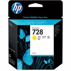 Atrament oryginalny HP 728 F9J61A YEL 40,0ml