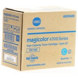 Toner oryginalny Konica Minolta TNP18C A0X5450 CYA 6,0K