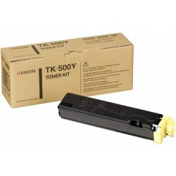 Toner oryginalny Kyocera TK-500Y 370PD3KW YEL 8,0K