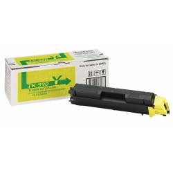 Toner oryginalny Kyocera TK-590Y 1T02KVANL0 YEL 5,0K