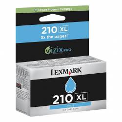 Atrament oryginalny Lexmark 210XL 14L0175E CYA 1600str