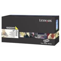 Toner oryginalny Lexmark 15G031Y YEL 6,0K