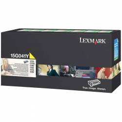 Toner oryginalny Lexmark 15G041Y YEL 6,0K