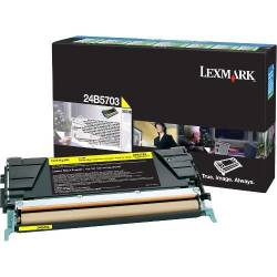 Toner oryginalny Lexmark 24B5703 YEL 10,0K